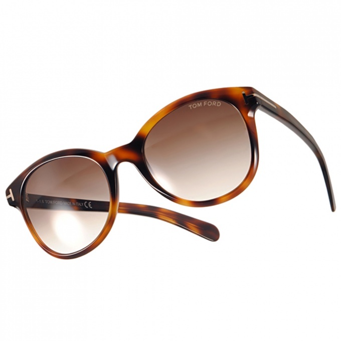 【TOM FORD】TOM0298 C52F 歐美時尚簡約圓框太陽眼鏡