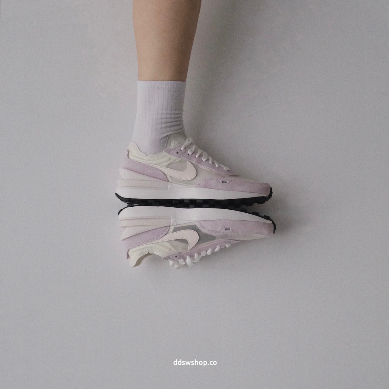 Nike Waffle One 小Sacai 藕紫色 DN4696-100