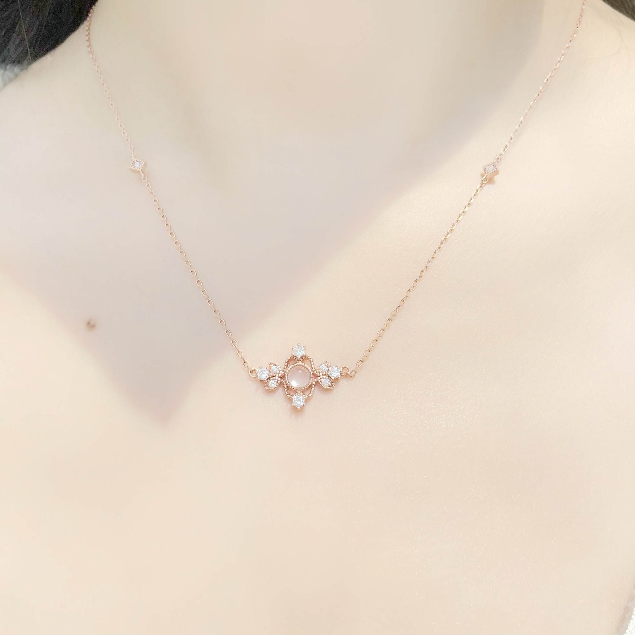 | 925 Silver・White Gold・Rose Gold | Secret Garden Necklace（Silver / Rose Gold） | NE0455 |