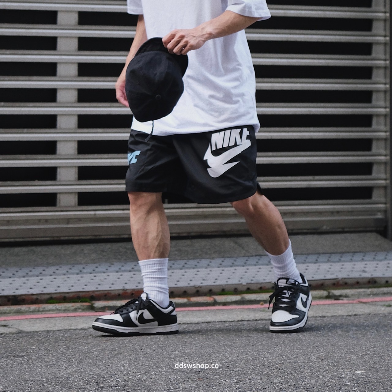 NIKE Sportswear 短褲 解構 刺繡 多勾 防潑水 內網眼 DM6880-010