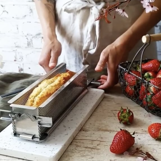 GEO Form 專業長條活動式帶孔烤模 / 法式傳統肉派指定模具 Pâté en Croûte