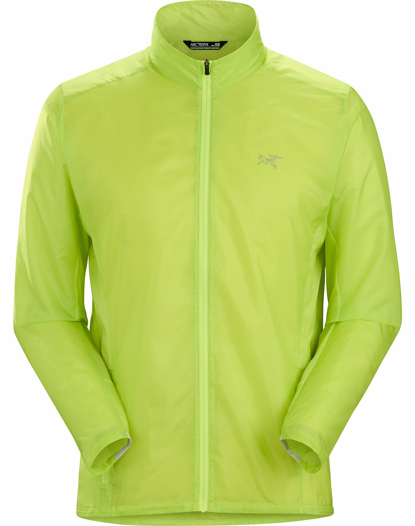 新款 Arcteryx 始祖鳥 NORVAN 防風 外套 男装 螢光黃