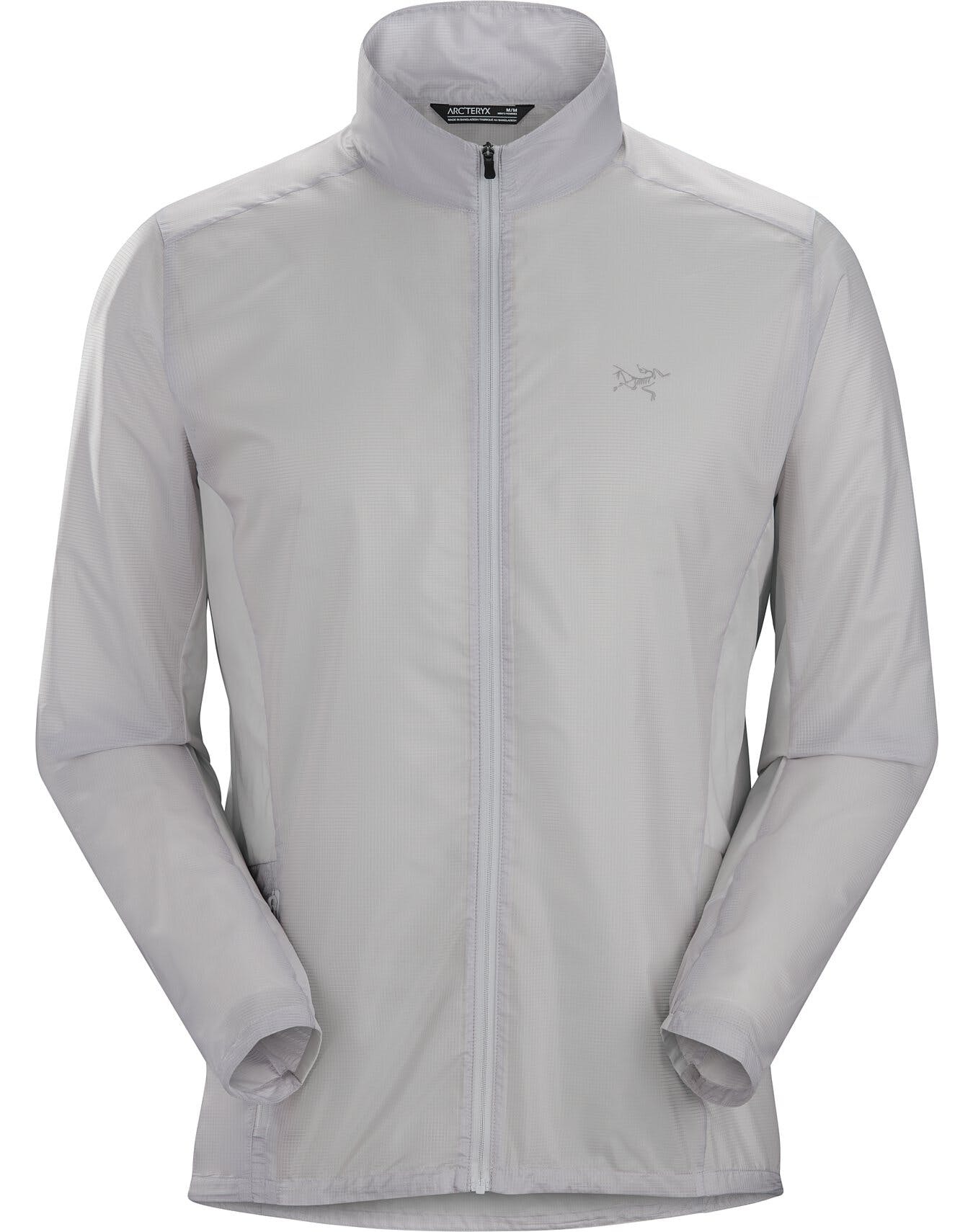 新款 Arcteryx 始祖鳥 NORVAN 防風 外套 男装 銀灰色