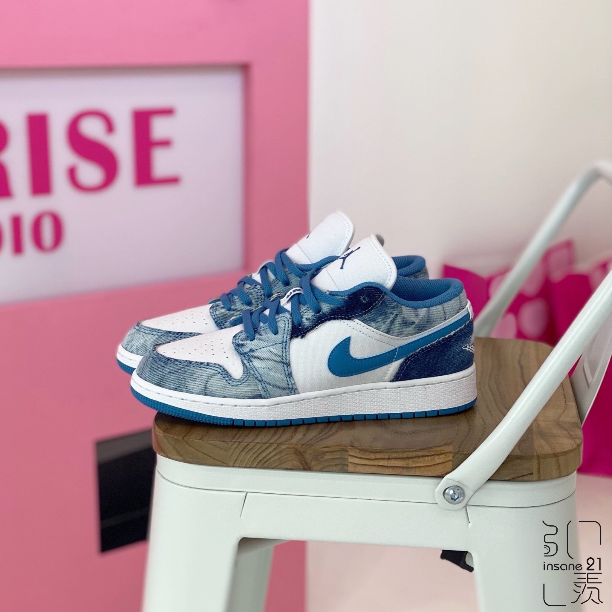 NIKE AIR JORDAN 1 LOW Washed Denim 水洗藍牛仔丹寧全新正品DM894