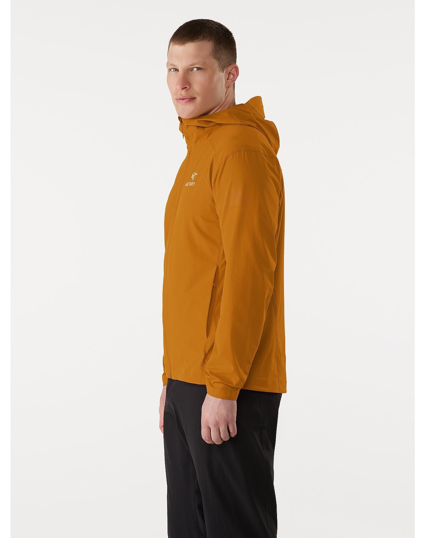 新款 Arcteryx 始祖鳥 GAMMA SL 連帽 外套 軟殼 男装 橘色