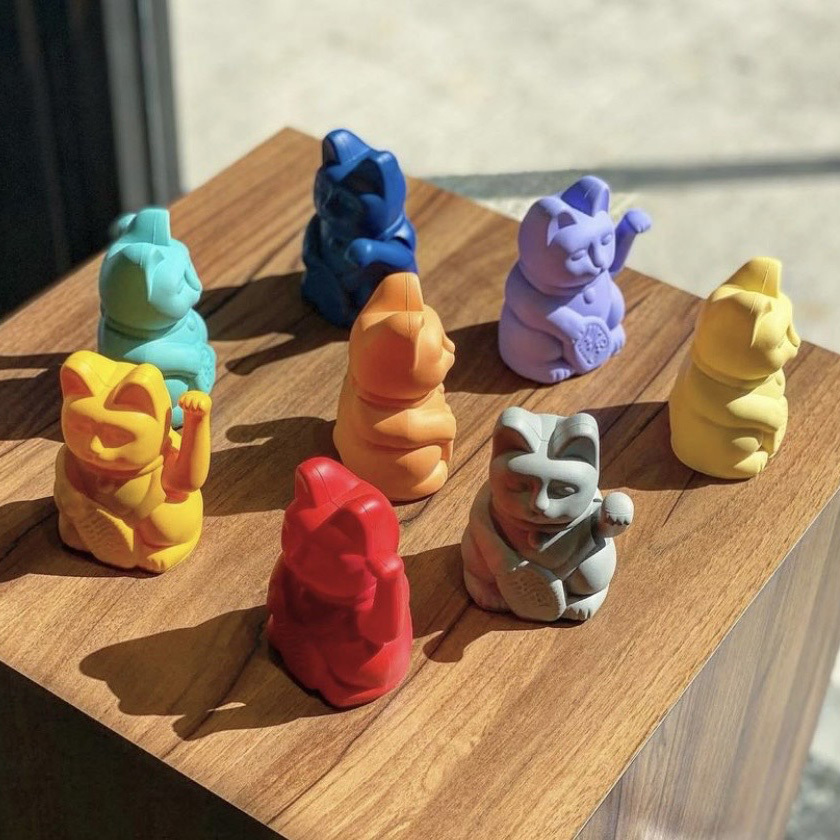 Donkey 幸運繽紛招財貓 迷你版