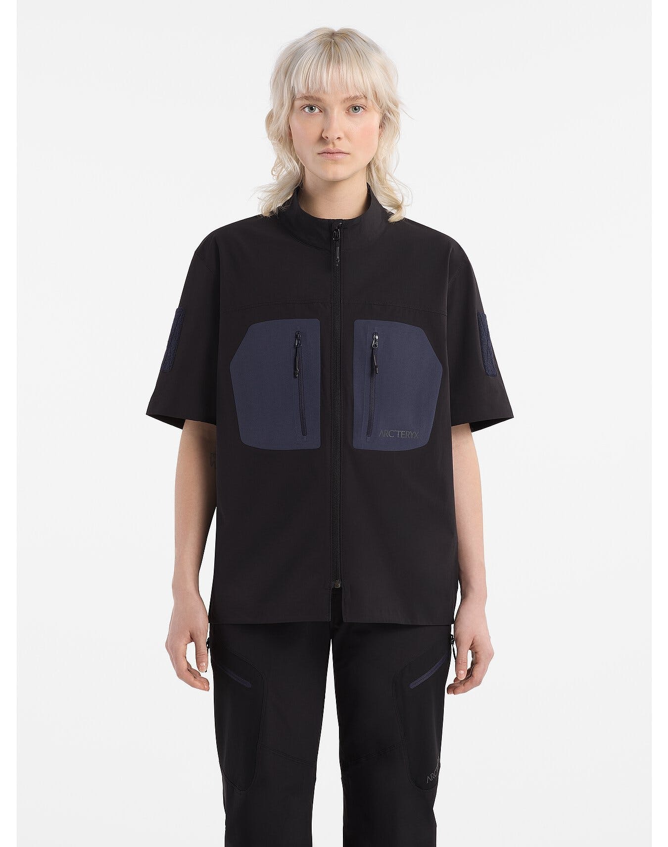 新款 Arcteryx 始祖鳥 AXLE 夾克 短袖 防水 黑色