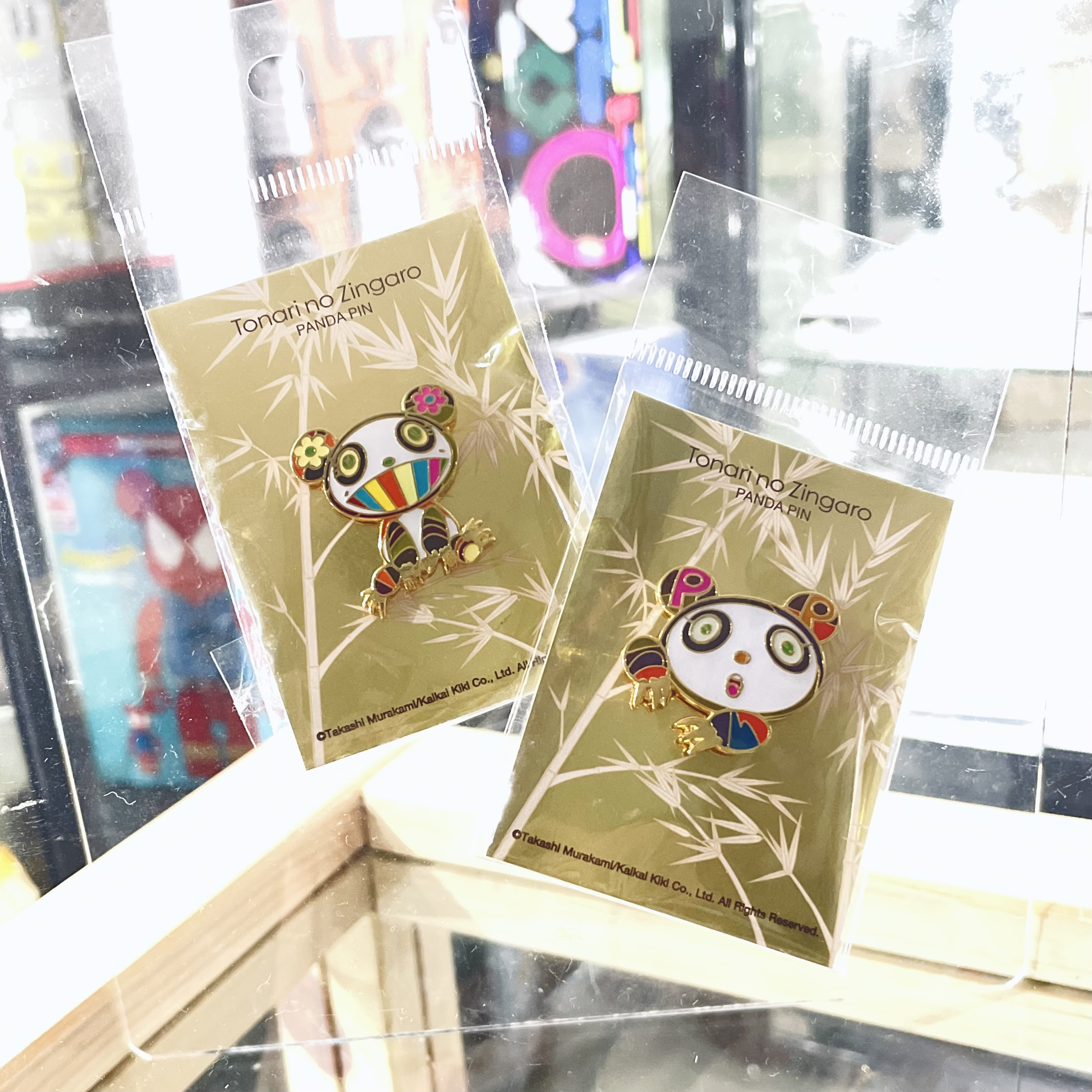Murakami Takashi Pin Panda (A/B/Set of 2)