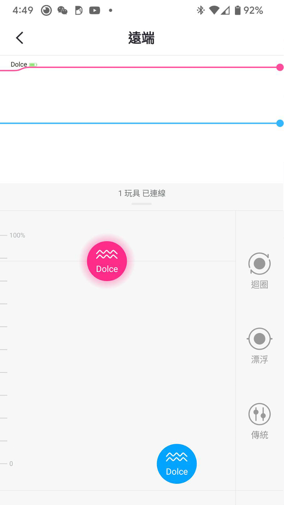 lovense dolce 遙控 手機 app