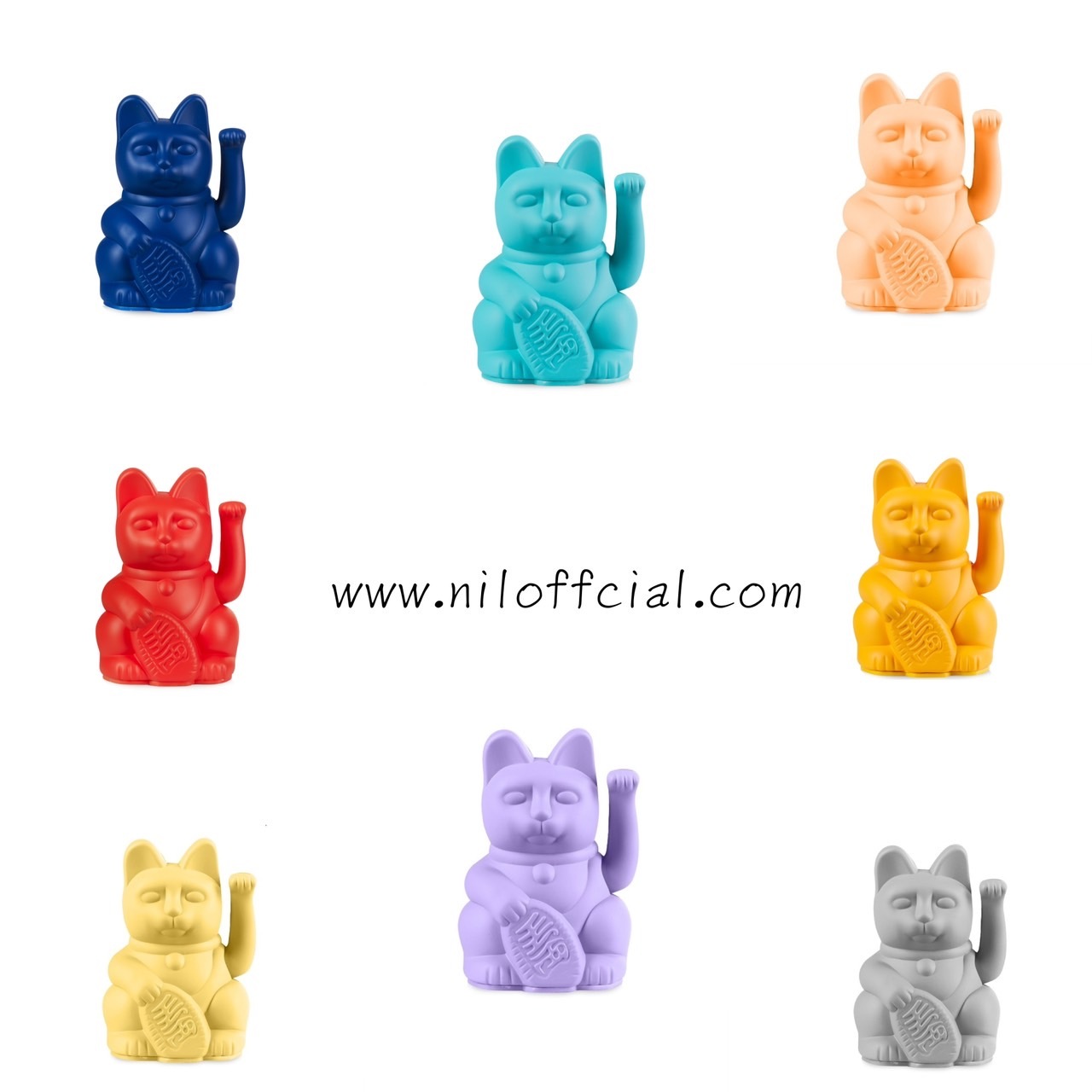 DONKEY Lucky Cats 幸運 繽紛 自動招手 招財貓 公仔 迷你款