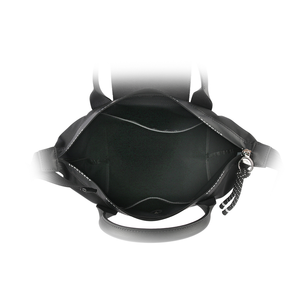 【LONGCHAMP】S號 LE PLIAGE ENERGY 再生帆布二用包(黑色) L1512 HSR 001