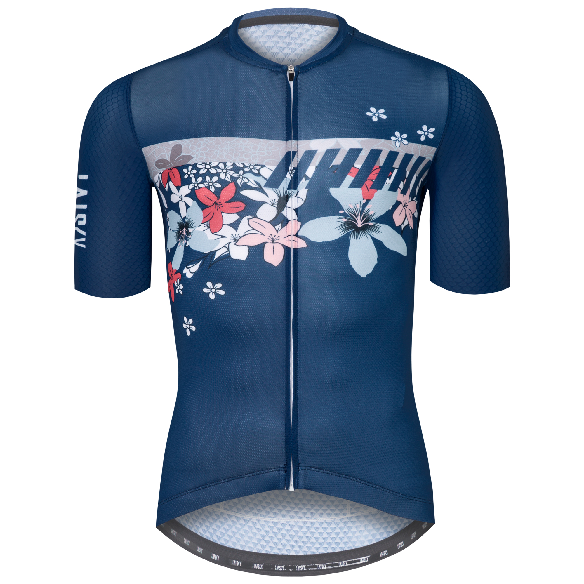 男款空力短車衣 油桐 藍