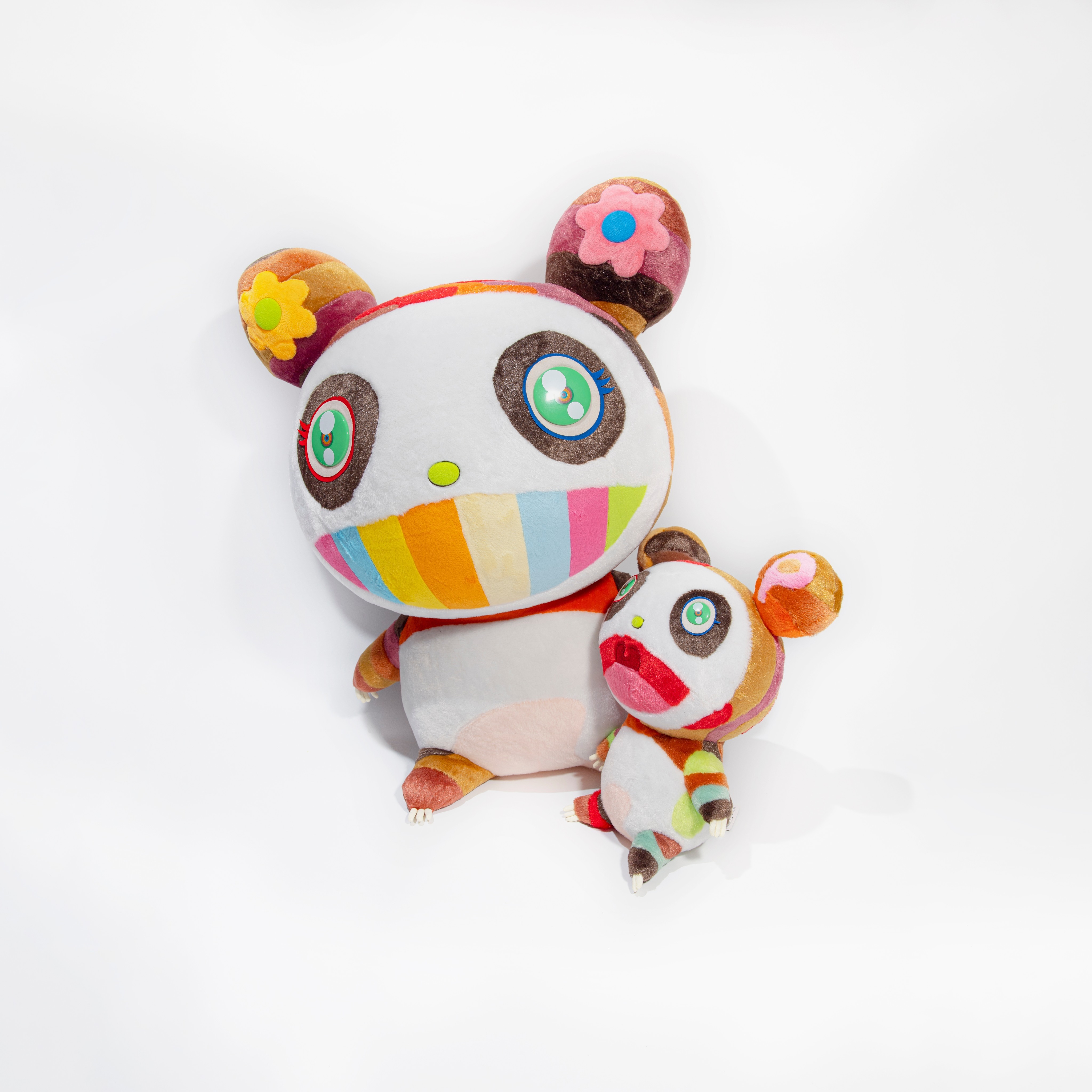 TAKASHI MURAKAMI PANDA 熊貓 玩偶 中型(紅嘴)/大型(彩色嘴)