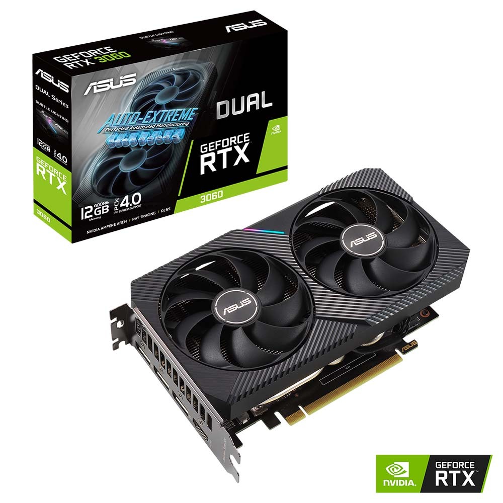 ASUS 華碩】DUAL-RTX3060-12G-V2 顯示卡- 驊哥電腦