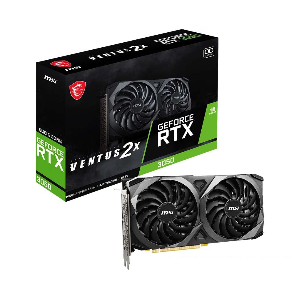 MSI 微星】GeForce RTX 3050 VENTUS 2X 8G OC 顯示卡- 驊哥電腦