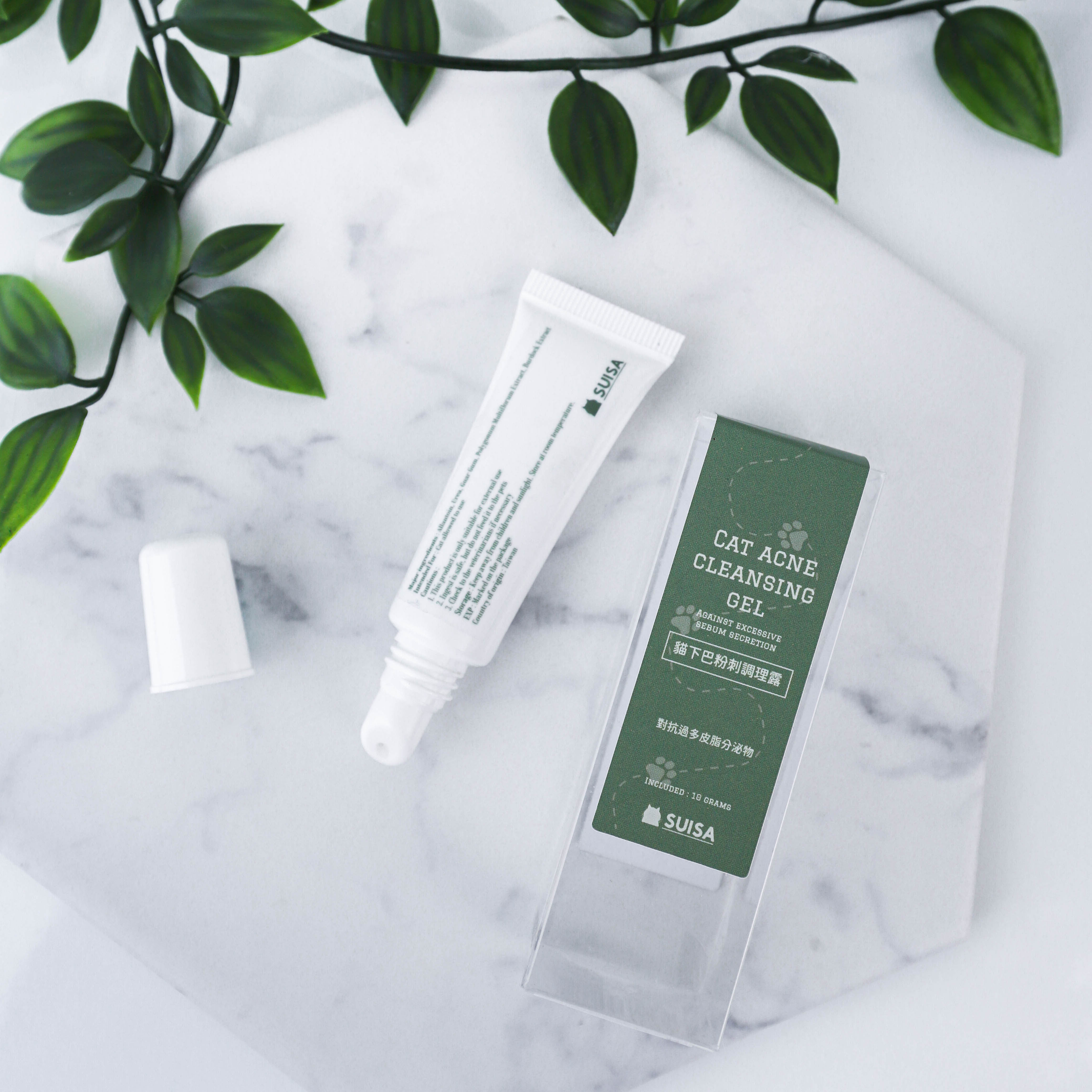 貓下巴粉刺調理露｜黑下巴剋星｜貓咪髮膚保養 - SUISA