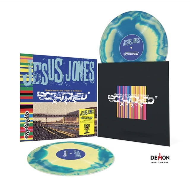 Jesus Jones《Scratched: Unreleased Rare Tracks & Remixes (Record Store Day Rsd 2022)》（180g 藍黃彩膠2LP）
