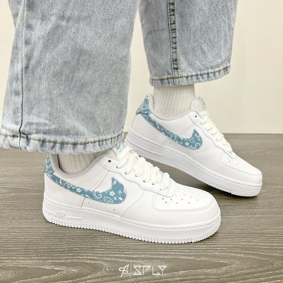 Nike Air Force 1 Low '07 Blue Paisley 藍白 變形蟲 DH4406-100