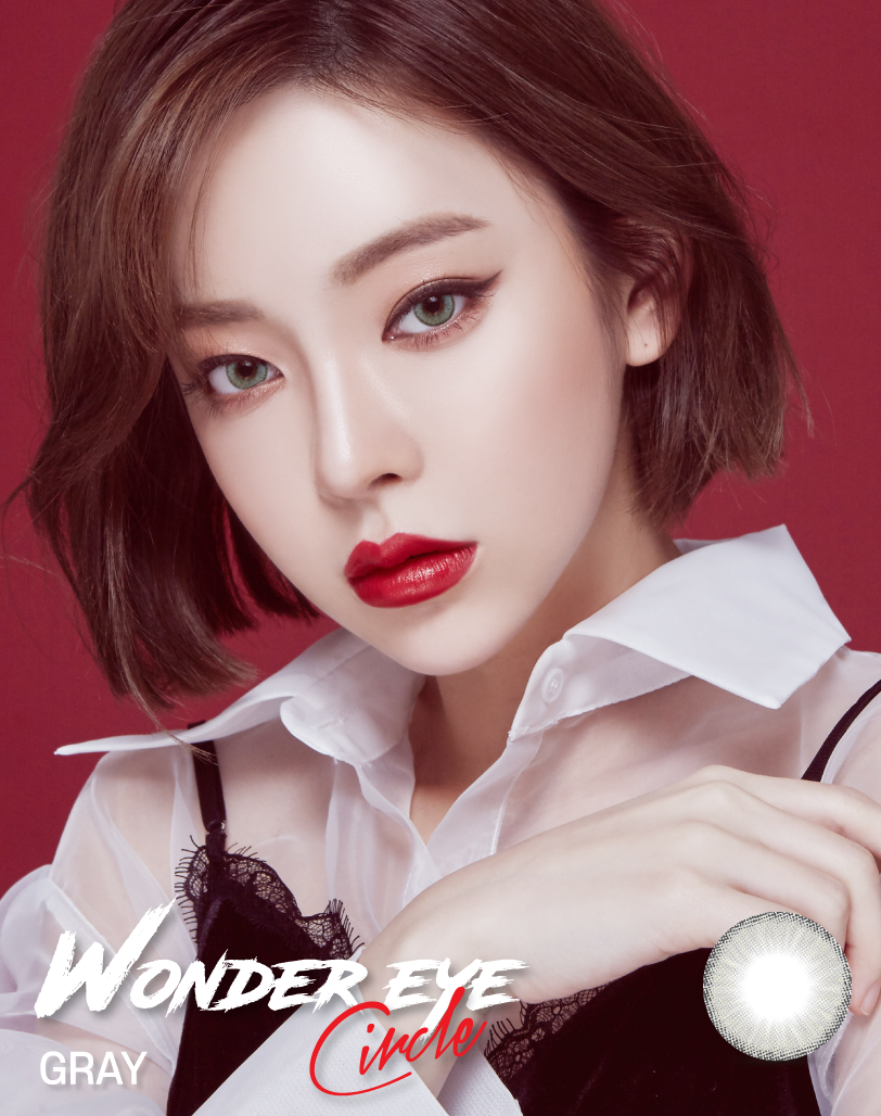 LensVery Wonder Eye 每月拋棄彩妝隱形眼鏡｜每盒2片 (Light Gray)