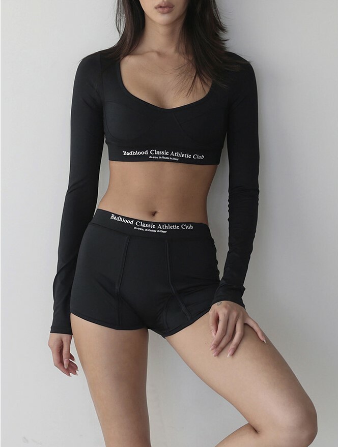 【現貨】BADBLOOD 2022 S/S新款 經典 黑色系列 緊身上衣 內衣 真理褲 裙