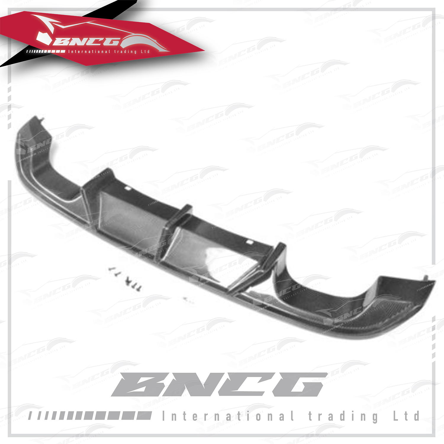 福斯 Volkswagen Golf 7 R R-Line 改裝 卡夢 碳纖維 外觀件 空力套件 雙邊雙出款 後下巴