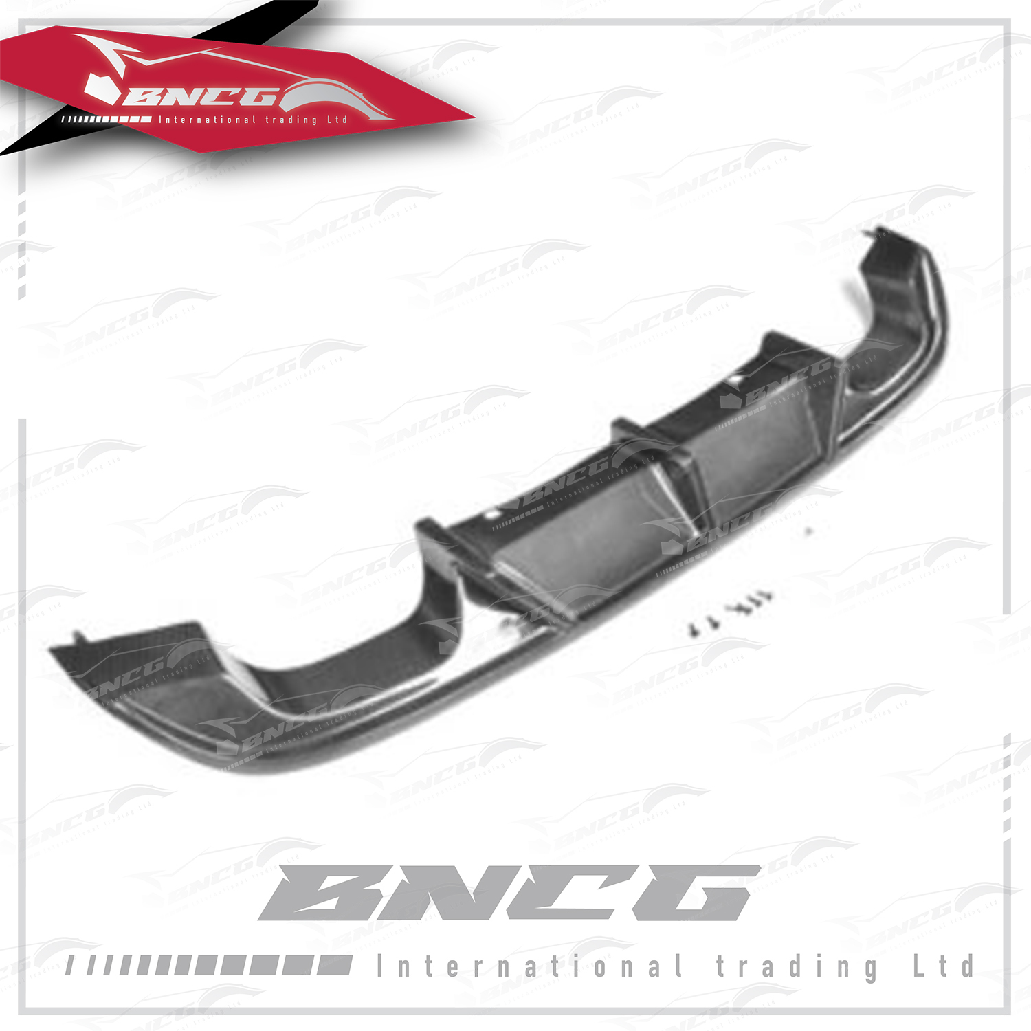 福斯 Volkswagen Golf 7 R R-Line 改裝 卡夢 碳纖維 外觀件 空力套件 雙邊雙出款 後下巴