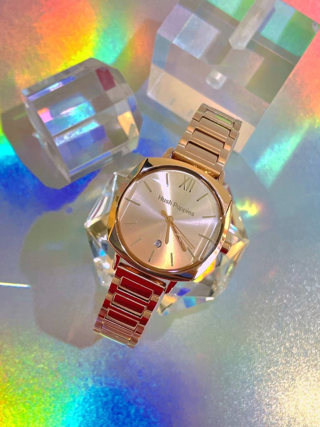 【Hush Puppies】英式水果糖系列時尚漸層 HP.3887L.1513 / HP.3887L.1505 31mm 現代鐘錶