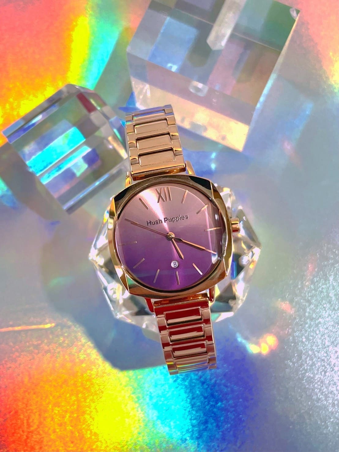 【Hush Puppies】英式水果糖系列時尚漸層 HP.3887L.1513 / HP.3887L.1505 31mm 現代鐘錶