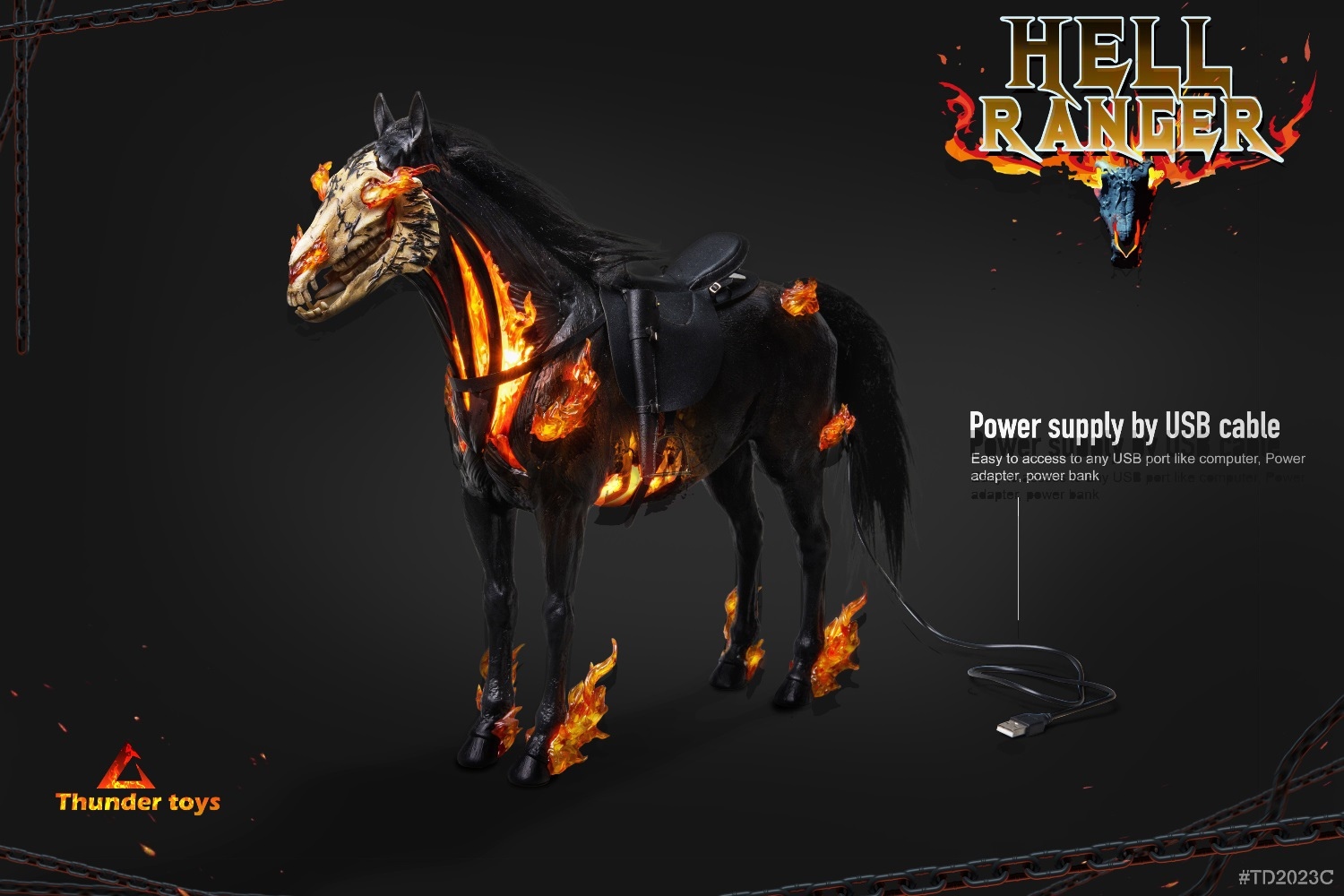 Thunder Toys TD2023C 1/6 Scale Hell Horse (現貨)