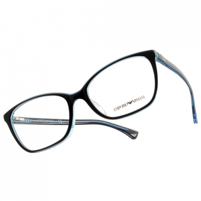 【EMPORIO ARMANI】EA3053F 5350 時尚貓眼方框光學眼鏡