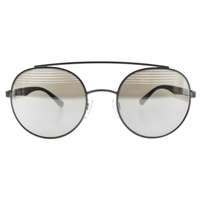 【EMPORIO ARMANI】EA2051 30106G 雅痞飛官框太陽眼鏡(水銀鏡片)