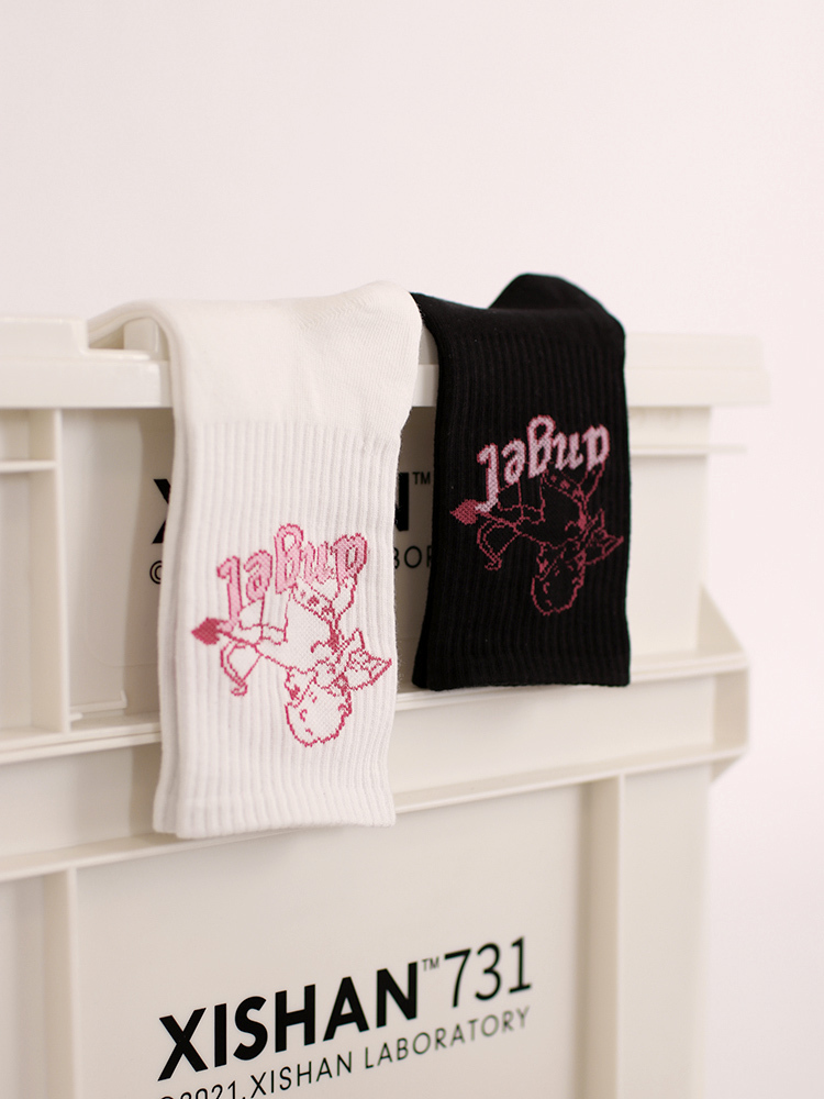 【SCSU074】愛神邱比特設計中長襪