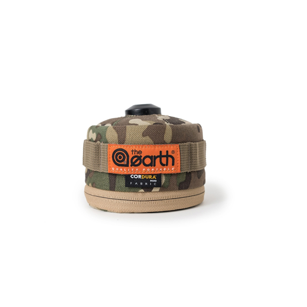 the earth CORDURA 高山瓦斯罐保護套230g-迷彩綠