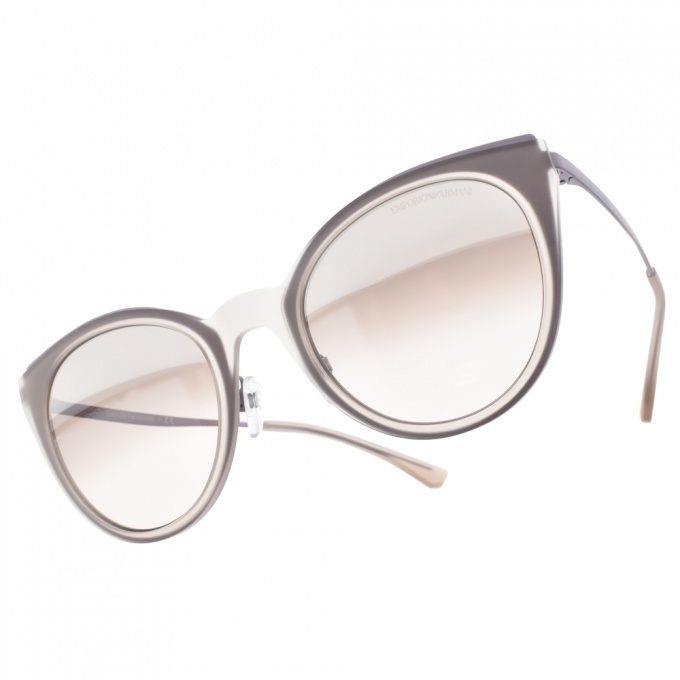 【EMPORIO ARMANI】EA2063 32178Z 貓眼框太陽眼鏡(水銀鏡片)