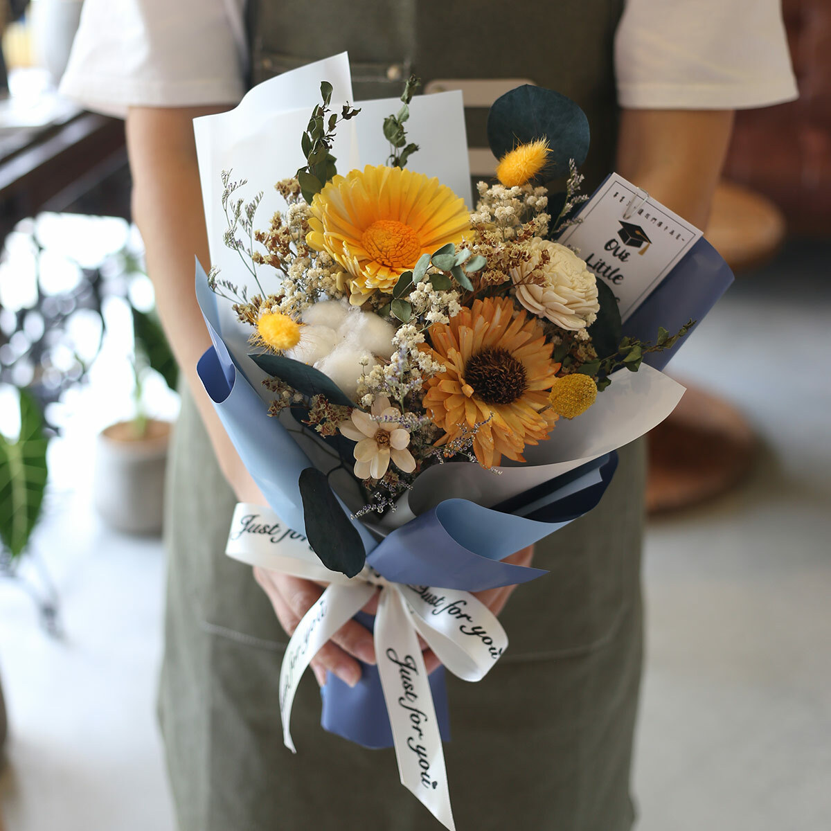 G48｜向日葵提袋花束