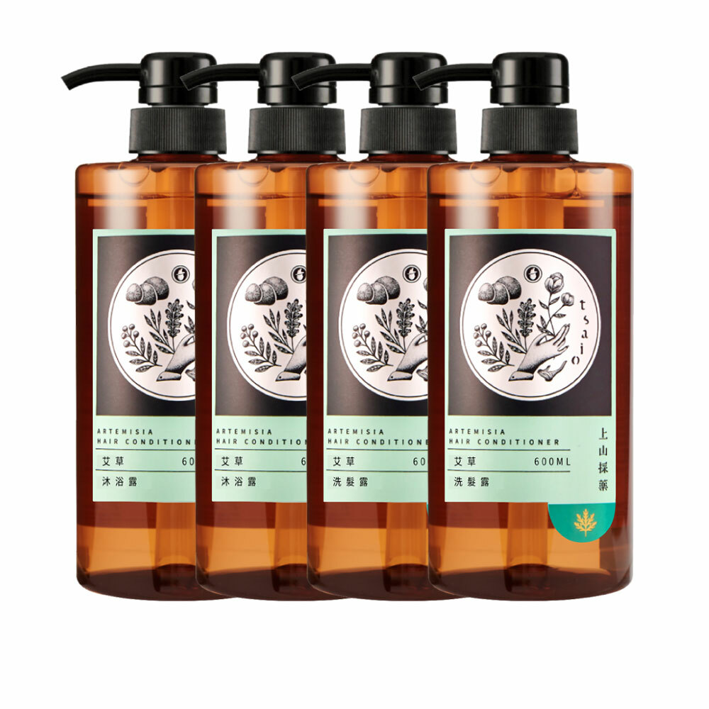 【tsaio上山採藥】艾草洗髮沐浴4入組