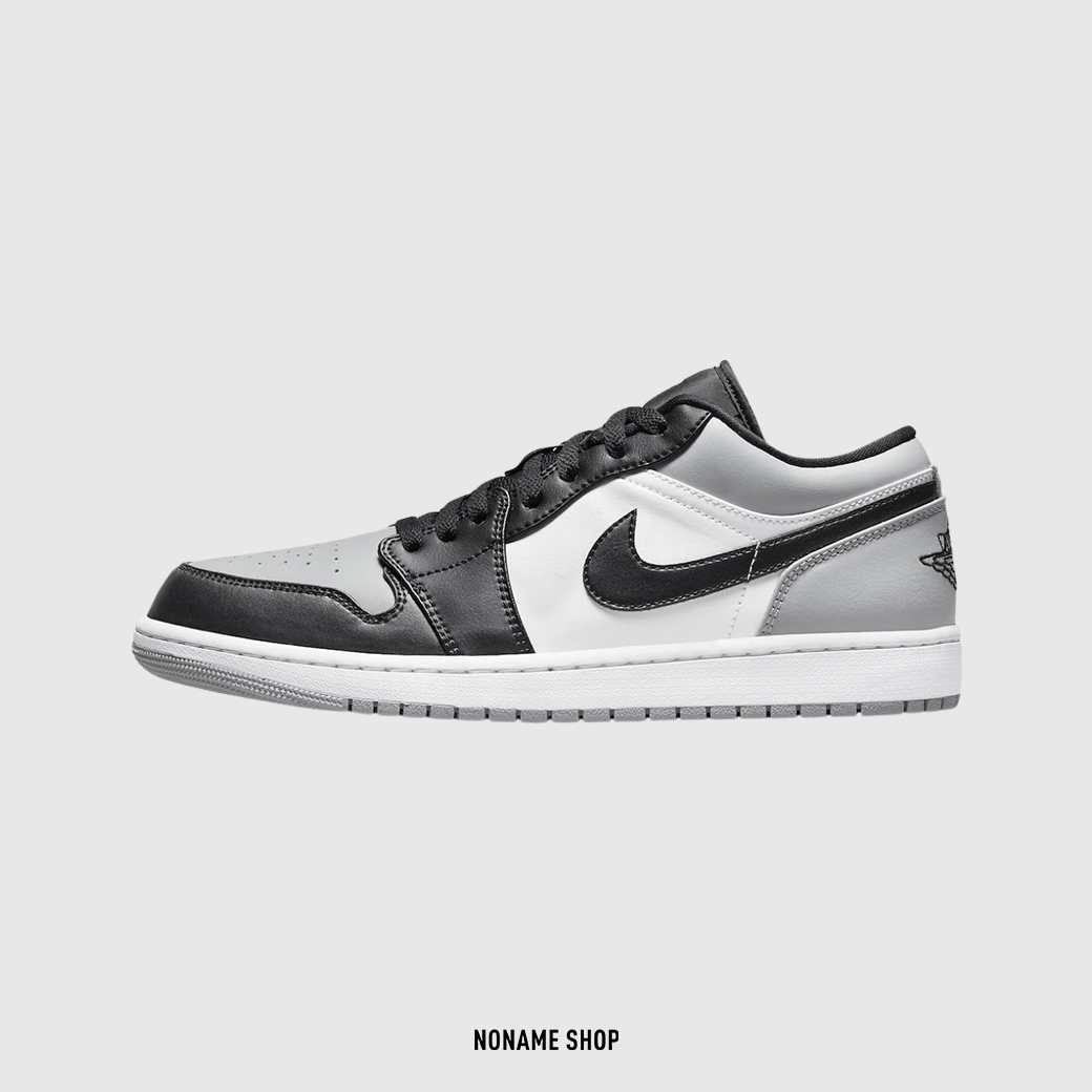 NIKE Air Jordan 1 Low "SHADOW TOE"  GS 黑灰 低筒