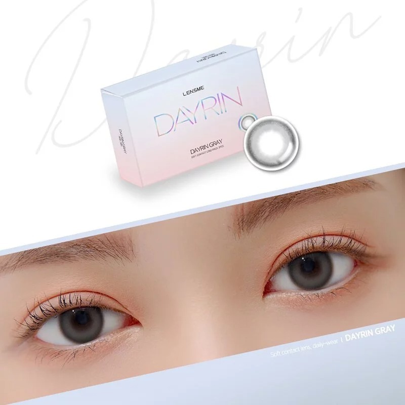 [預訂][月拋] LENSME Dayrin 每月拋棄彩妝隱形眼鏡｜2片 (Gray)