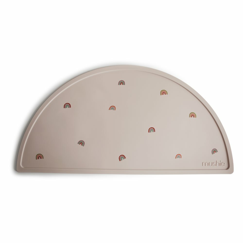 Mushie-矽膠餐墊(Rainbow)