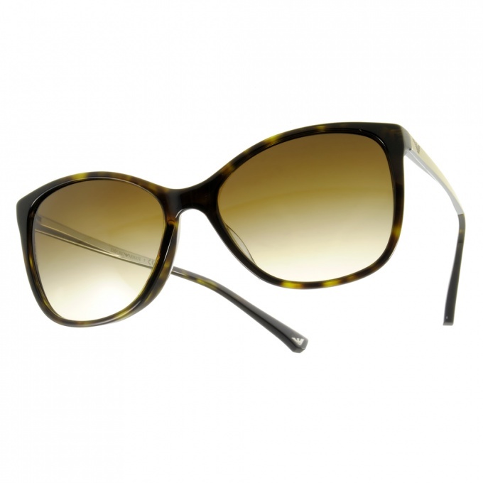 【EMPORIO ARMANI】EA4025F 502613 貓眼框太陽眼鏡