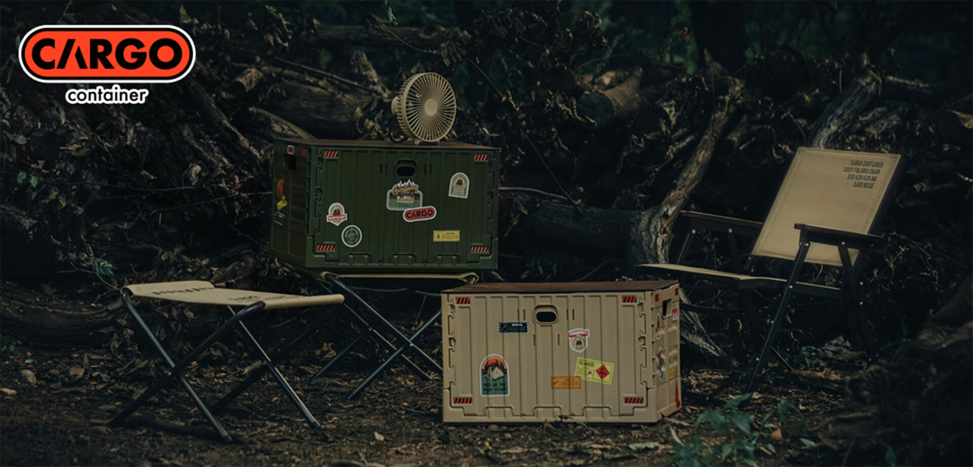 露營,物集裝箱,Cargo container