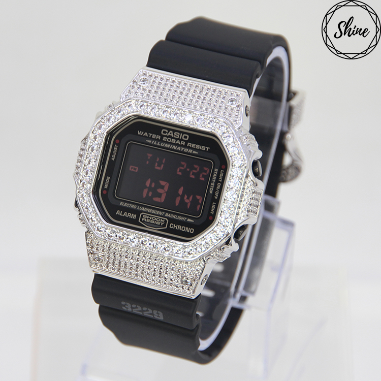 銀色 改裝手錶 DW-5600MS-1 - 經典