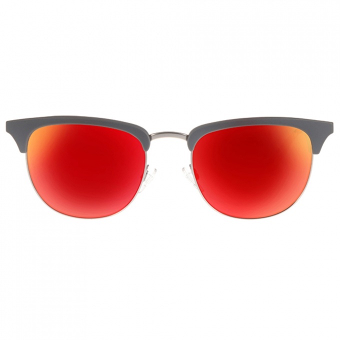 【EMPORIO ARMANI】EA4072 55026Q 率性眉框太陽眼鏡 (水銀鏡片)