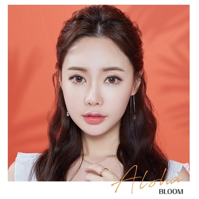 [預訂][月拋] LENSME Aloha Bloom 每月拋棄彩妝隱形眼鏡｜2片 (Brown)