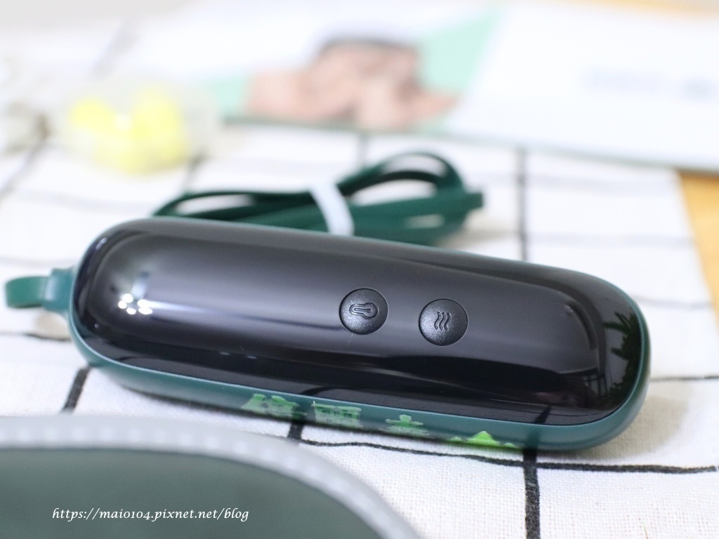 麥的小窩推薦時尚皮革三段溫控震動按摩熱敷眼罩，時尚又實用