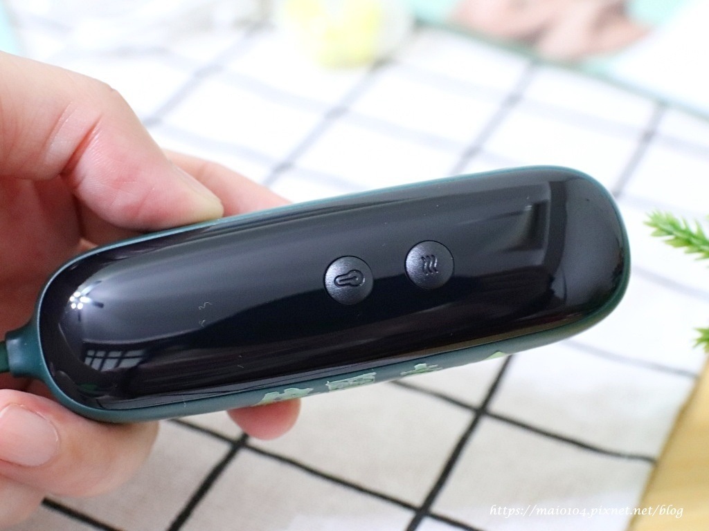 麥的小窩推薦時尚皮革三段溫控震動按摩熱敷眼罩，時尚又實用