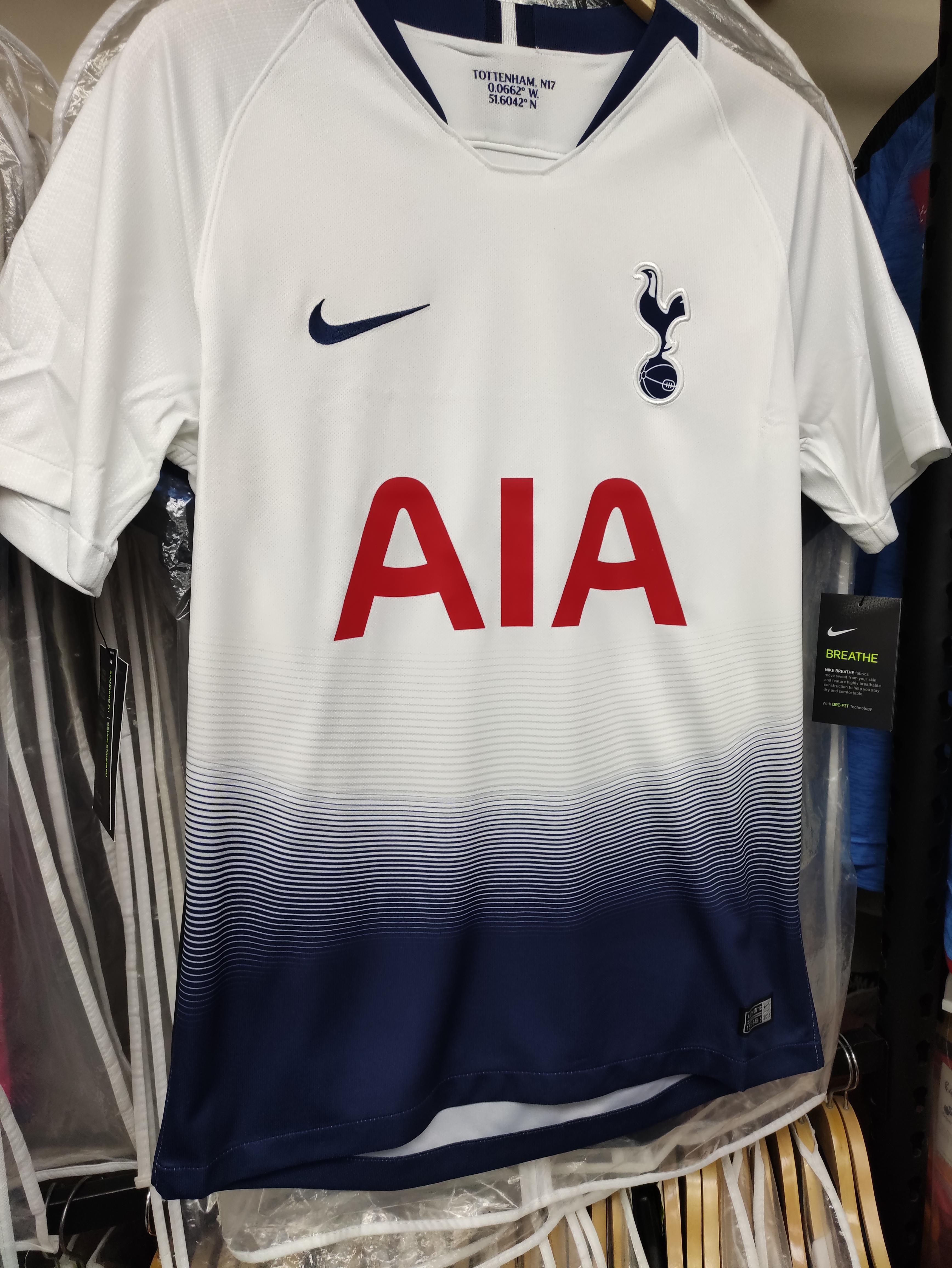 18-19熱刺主場歐聯版孫興民球迷版球衣