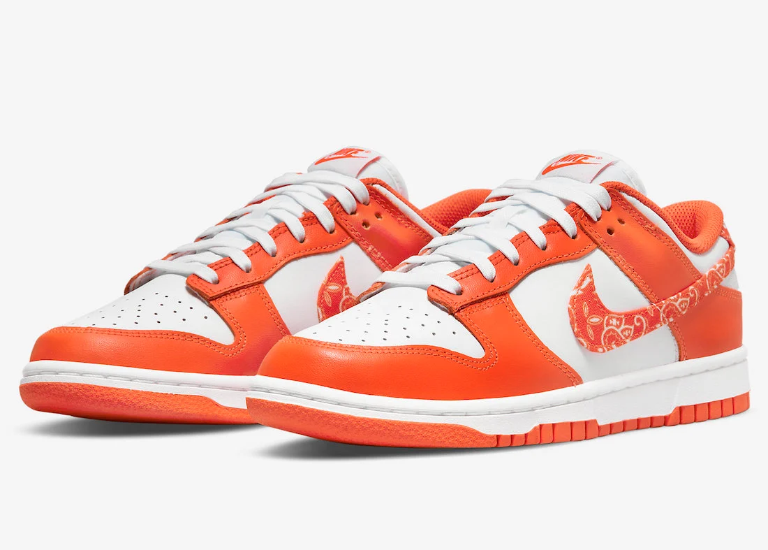 Nike Dunk Low " Orange Paisley " 橘白 變形蟲 女鞋 DH4401-103 [台灣現貨]