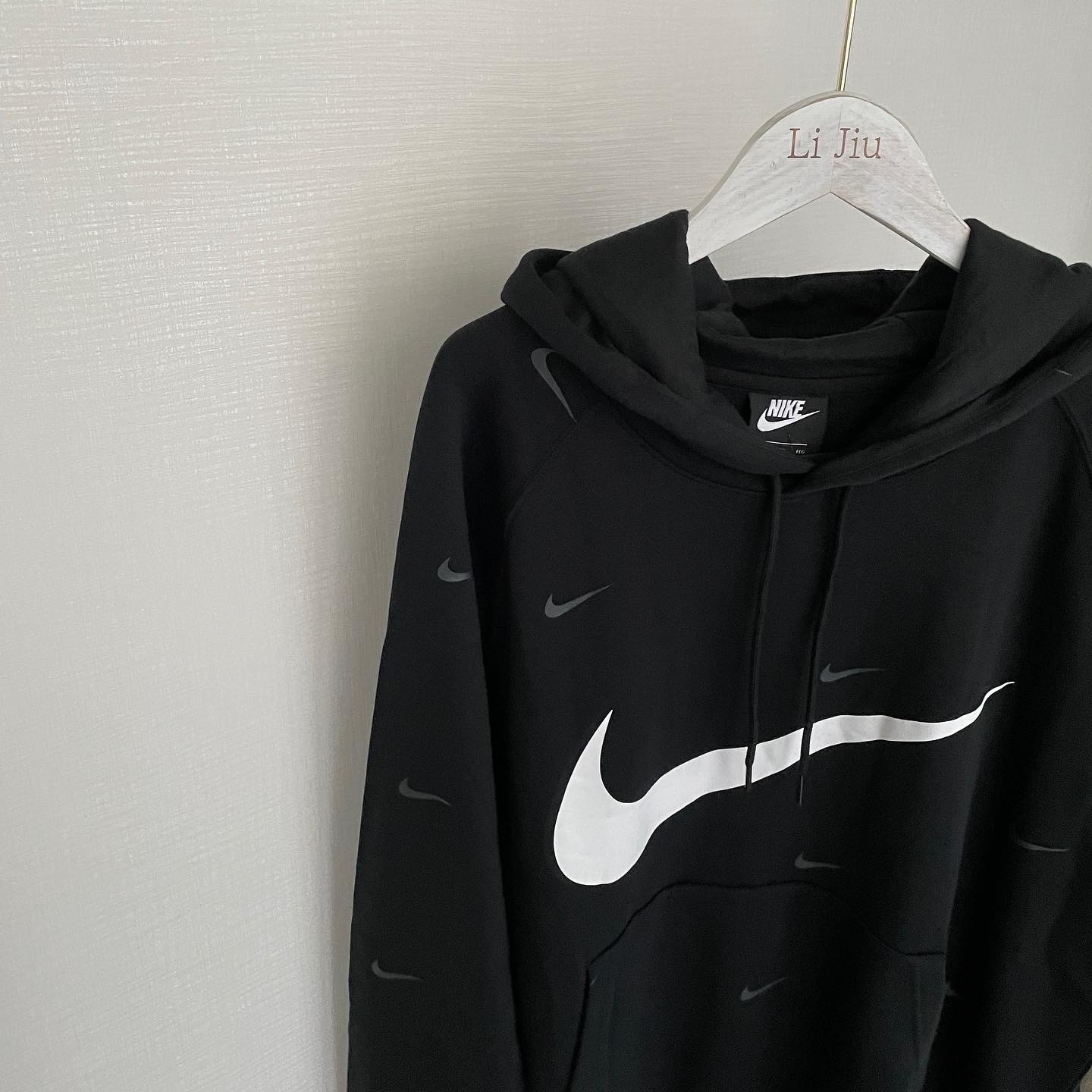 Nike Nsw Swoosh 滿版小勾連帽長袖 Tee