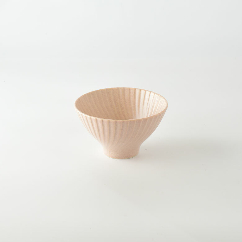 Mille 瀨戶燒扭紋飯碗 粉色 | sobokai